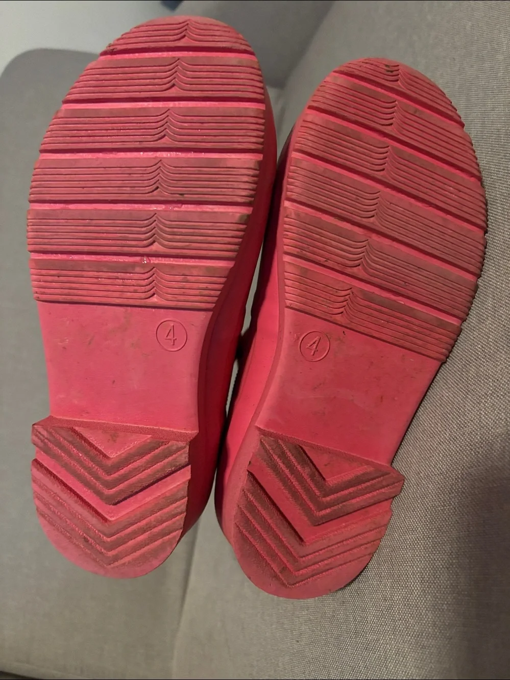 Hunter Kids Hot Pink Waterproof Play Boots with Striped Cuff